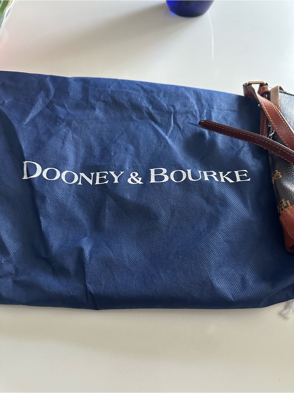 Dooney & Bourke Brown and Tan Monogram Crossbody - Picture 8 of 8